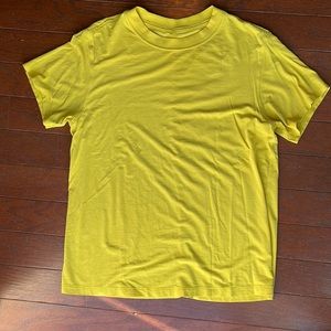 Lululemon All Yours Tee - yellow “soleil” Size 2 tshirt